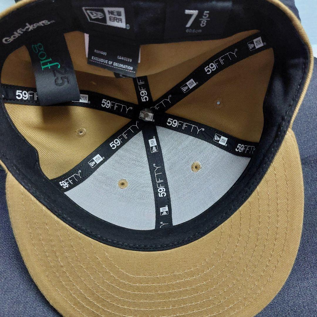 5525 golfickers 59FIFTY キャップ 7 5/8 ブラウン - メルカリ