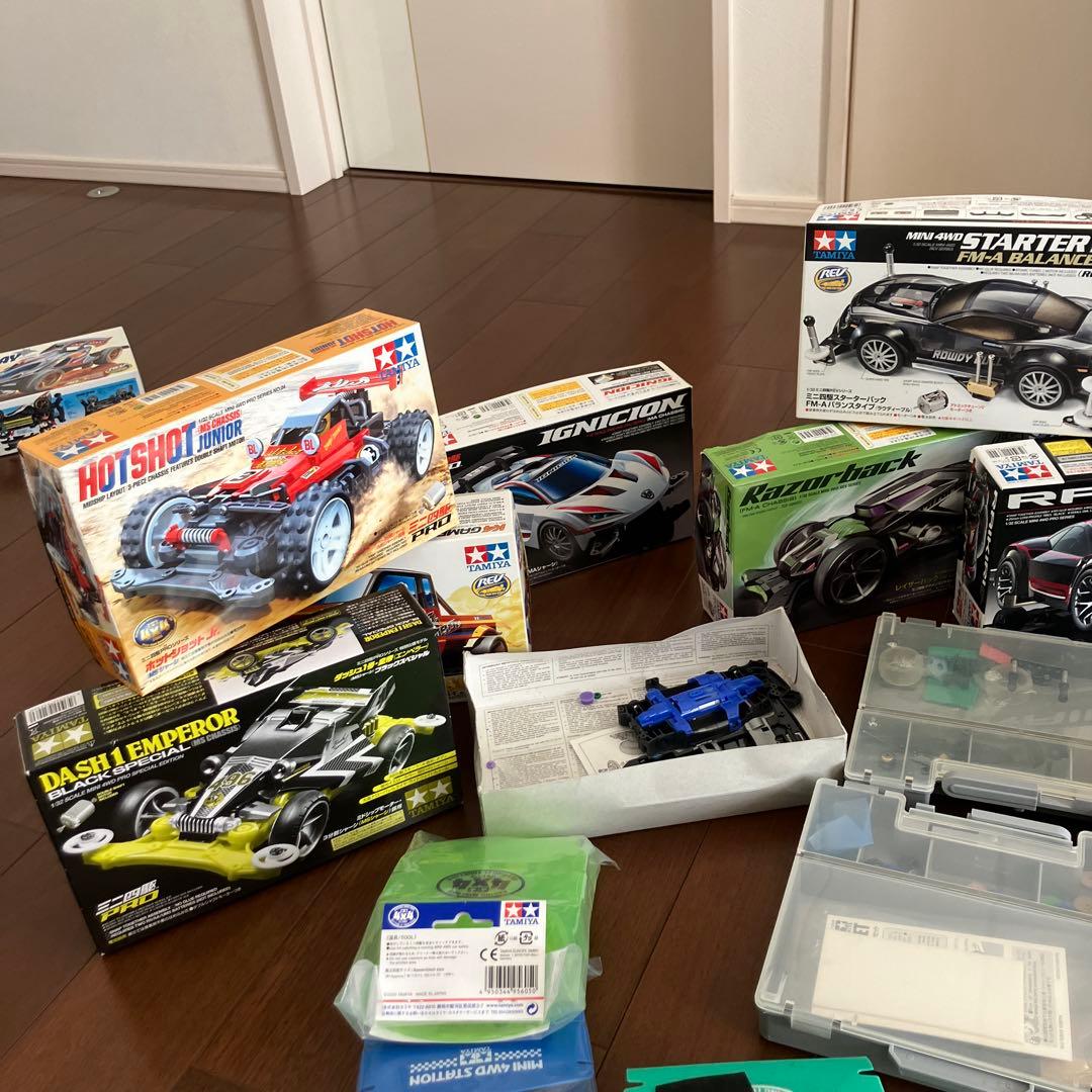 ミニ四駆パーツセット スターターパック付き