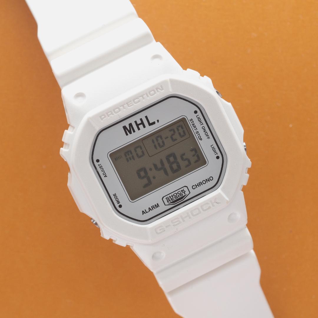 ❀G-SHOCK× MHL. DW-5600❀極美品❀洗浄・稼動品❀ホワイト❀ - メルカリ