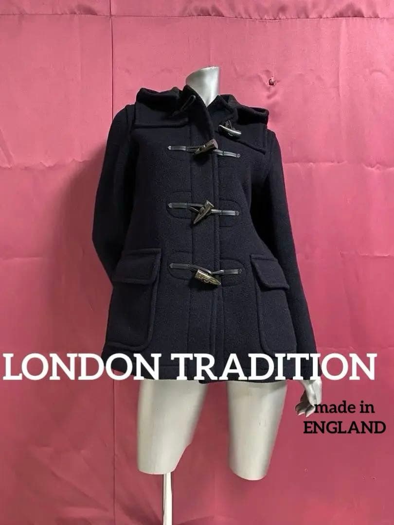 LONDON Tradition◆イングランド製◆レディースダッフルコート 英国製 レディース ダッフルコート ERICA LONG LONDON TRADITION 翌日