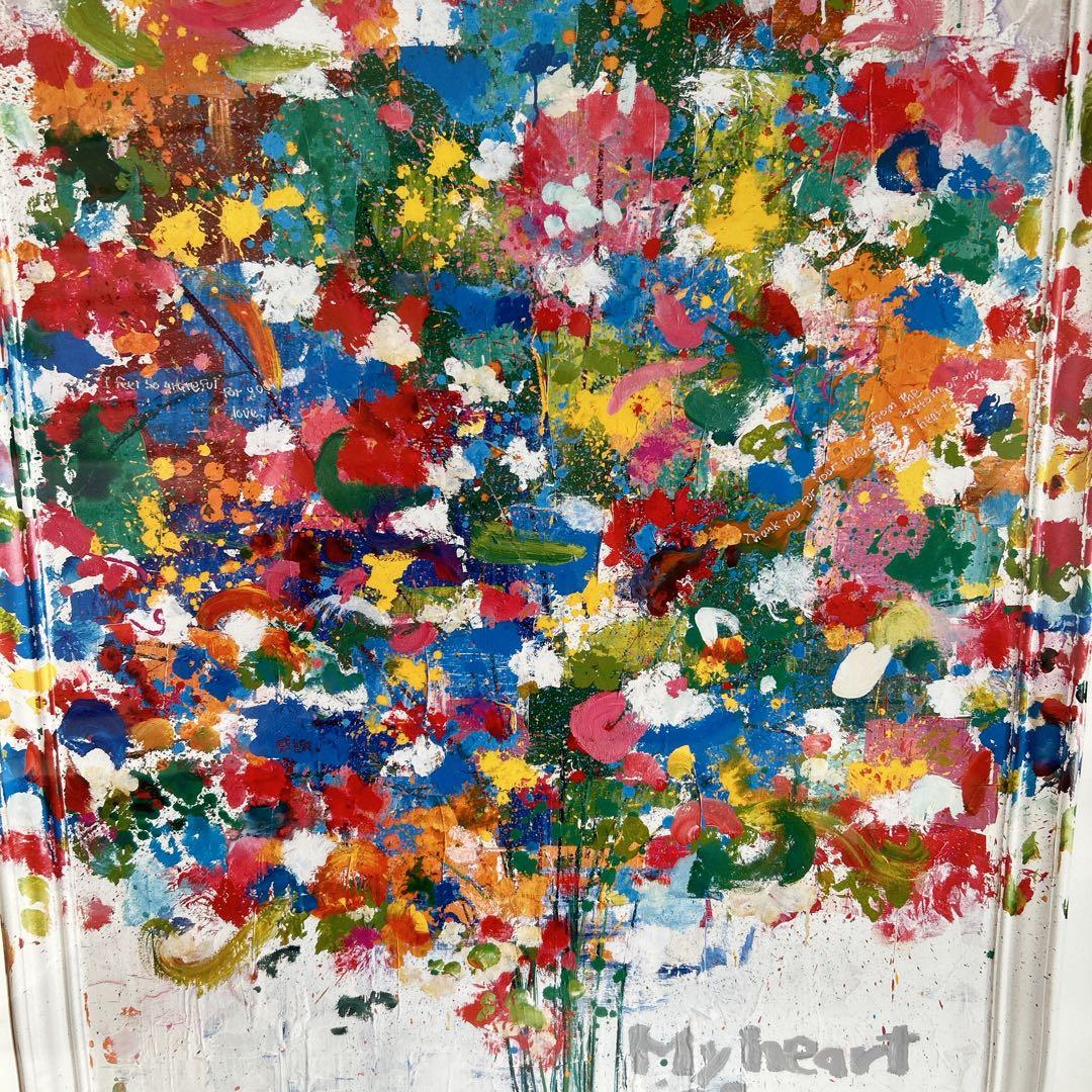 木梨憲武展 B2 額絵 絵画 絵 ポスター 感謝 - メルカリ