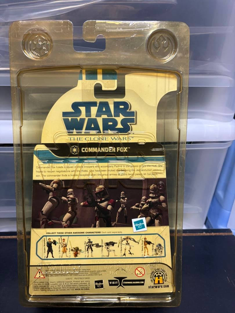 スターウォーズ　ベーシックフィギュア　クローントルーパー　コマンダー　フォックス