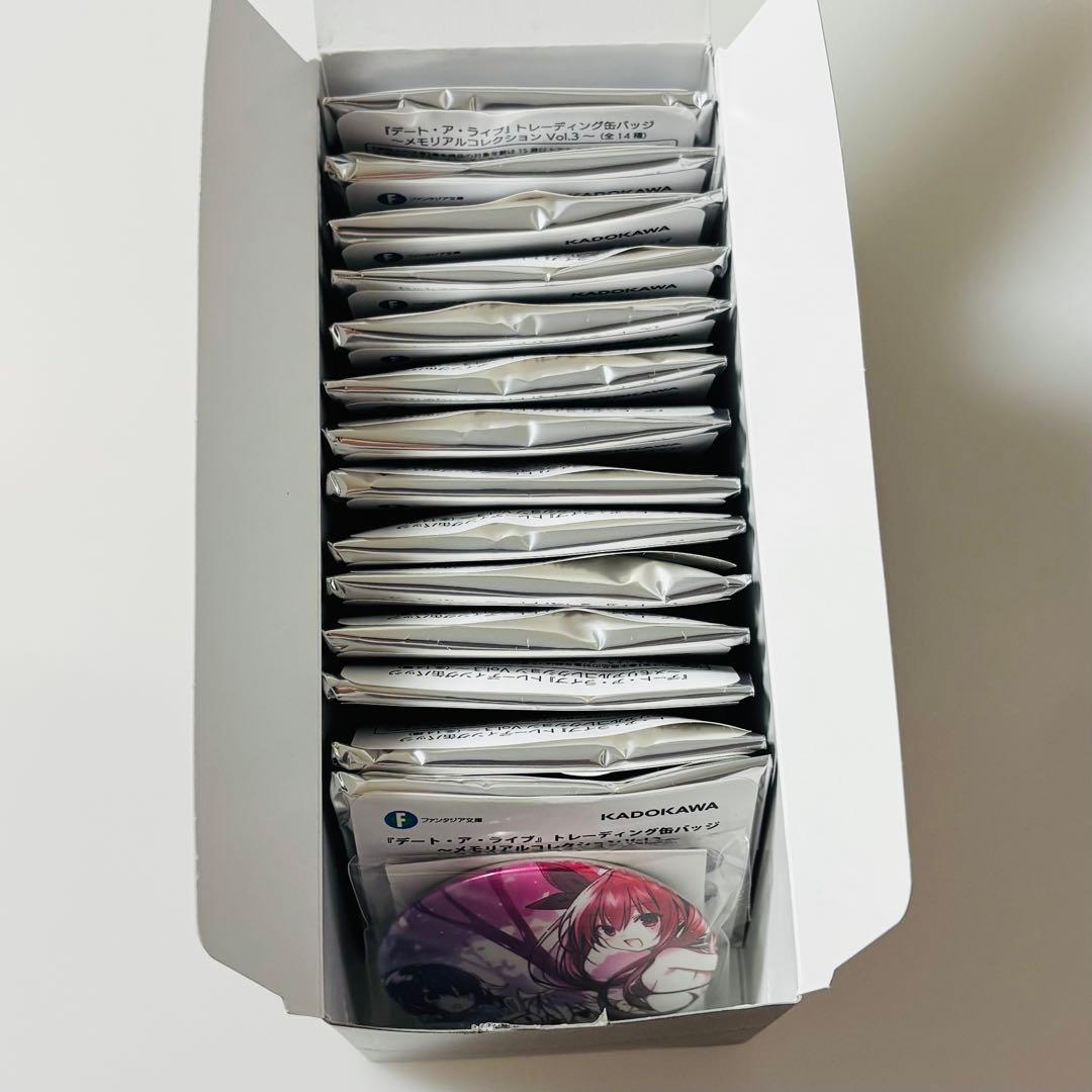 デート・ア・ライブ メモリアル 缶バッジ Vol.3 限定特典入り 時崎狂三 他