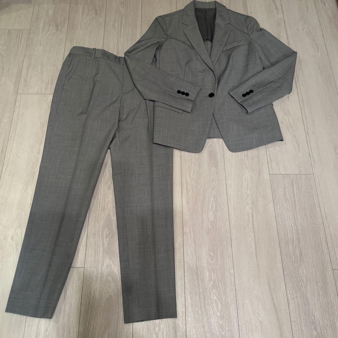 【美品】green label relaxing セットアップグレー Lサイズ green label relaxing（グリーンレーベルリラクシング） セットアップ