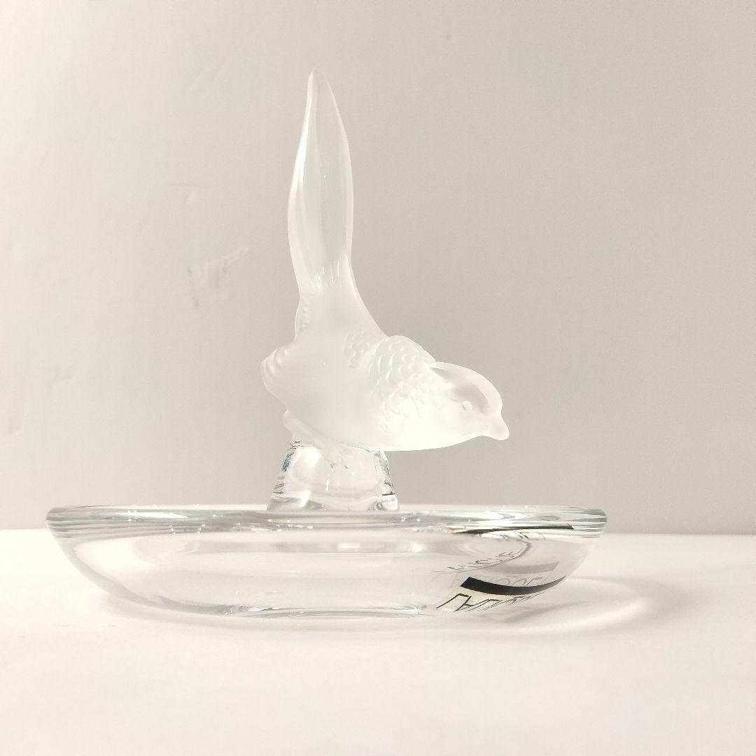 T346 ラリック フザン ピントレイ キジ 鳥 バード 直径10㎝ 小物入れの