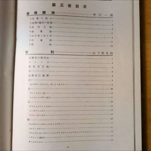 【貴重資料 昭和5年】アルス美術大講座 第3巻 油絵資料 表紙が綺麗