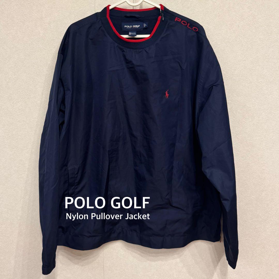 POLO GOLF ナイロンプルオーバージャケット L（ネイビー）ラルフローレン POLO GOLF RALPH LAUREN ポロゴルフ ラルフローレン ハーフジップ