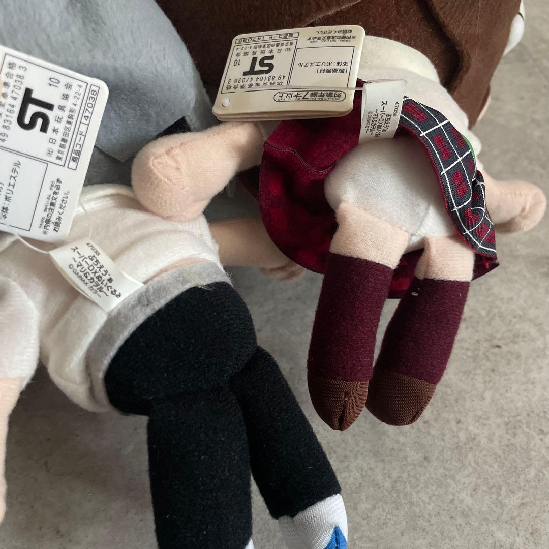 ぷちえゔぁスーパーDXぬいぐるみマリ&カヲル全2種アニメグッズレトロエヴァコンプ