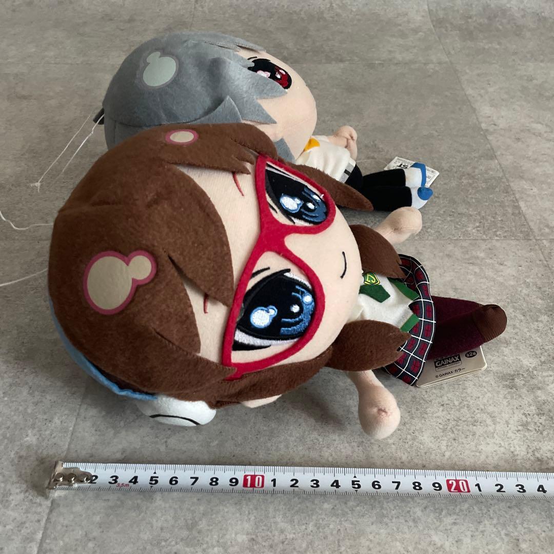 ぷちえゔぁスーパーDXぬいぐるみマリ&カヲル全2種アニメグッズレトロエヴァコンプ