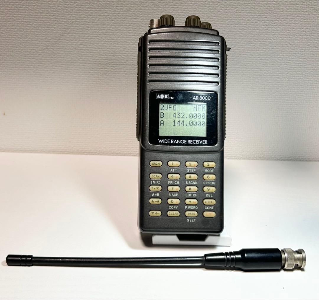 AOR マルチバンドレシーバー AR8000 動作品 Yahoo!オークション -「aor ar8000」の落札相場・落札価格