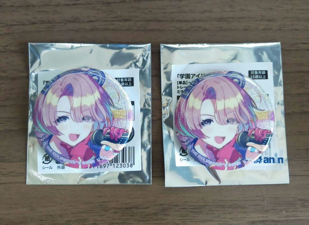 学園アイドルマスター 有村麻央 ミラクルナナウ 缶バッジ - メルカリ
