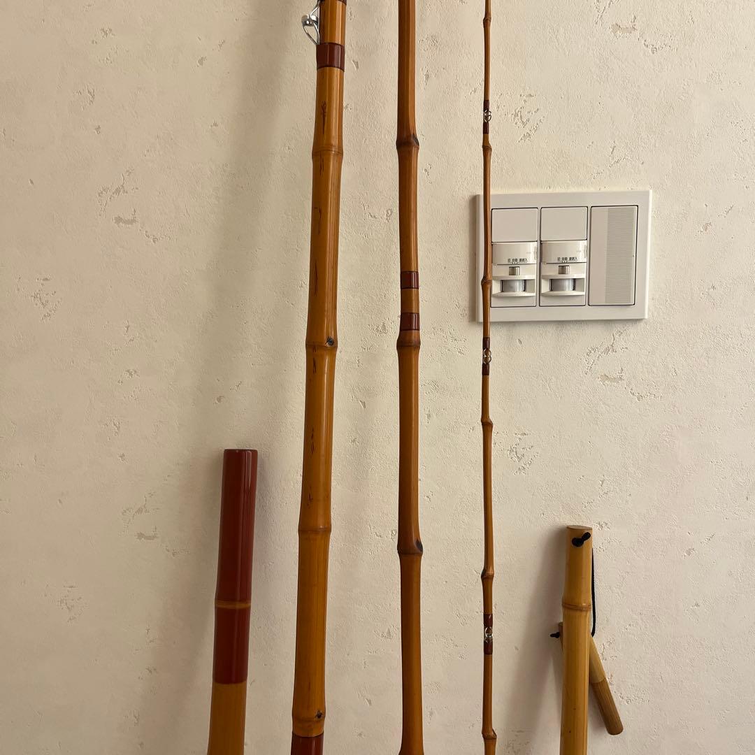 石鯛和竿 竿敏作 3本半継ぎ竹竿 石鯛竿 - メルカリ