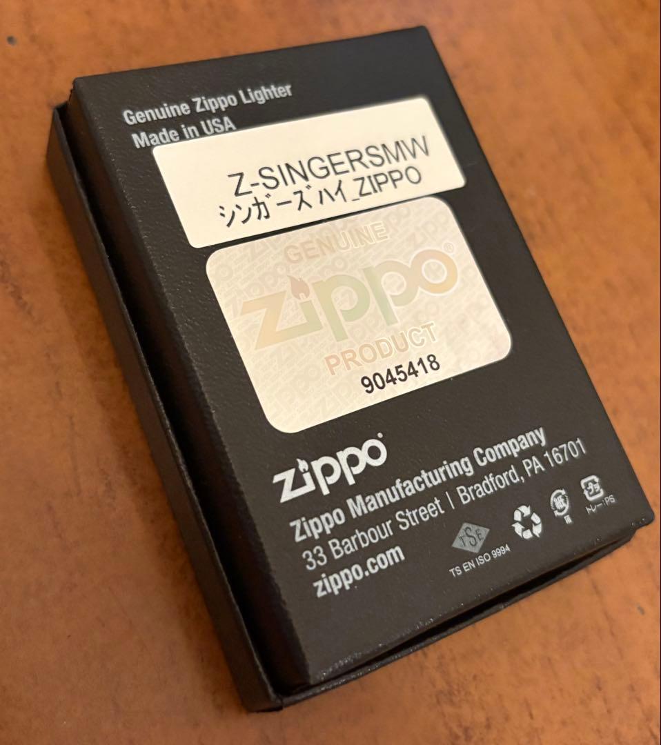 激レア 新品未使用 シンガーズハイ ZIPPO