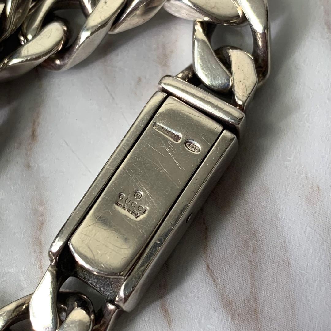 GUCCI 喜平ブレスレット silver925刻印 イタリア製 廃盤 リンク - メルカリ
