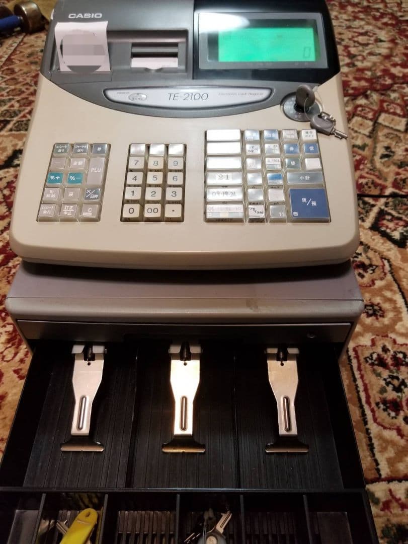 CASIOカシオ電子レジスター中古格安TE-2100説明書付き 2026年最新】中古 カシオレジスター TE-2100の人気アイテム - メルカリ