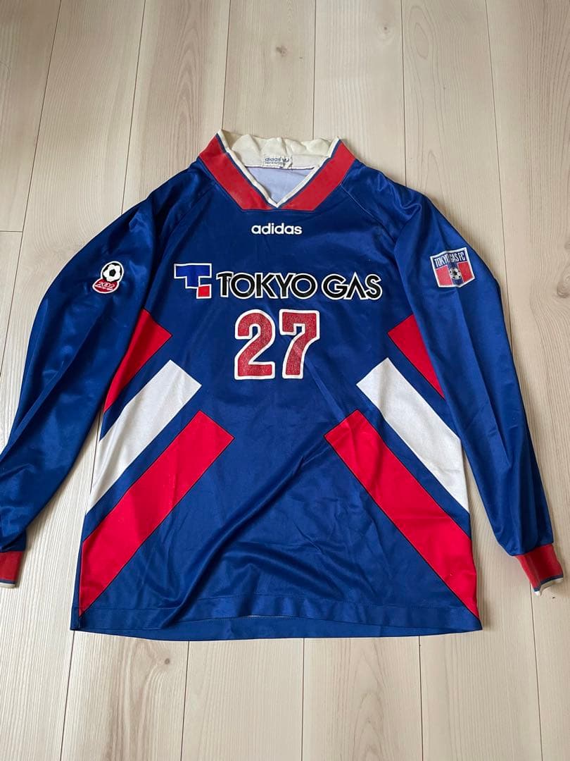 アディダス FC東京前身 東京ガスサッカー部 ユニフォーム ORDER MADE