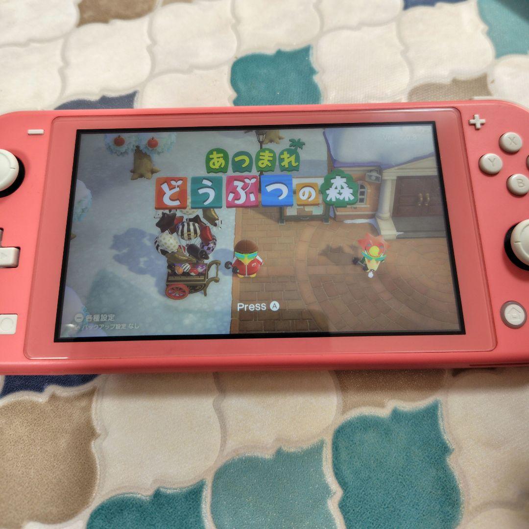 動作確認済】Nintendo Switch Lite コーラルピンク 本体のみ