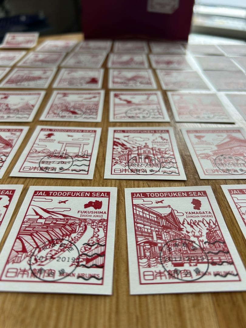 ※非売品※JAL 都道府県シールコンプリートセット