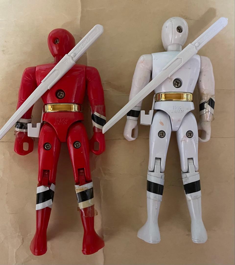 忍者戦隊カクレンジャー 超合金 ニンジャレッド・ホワイトセット