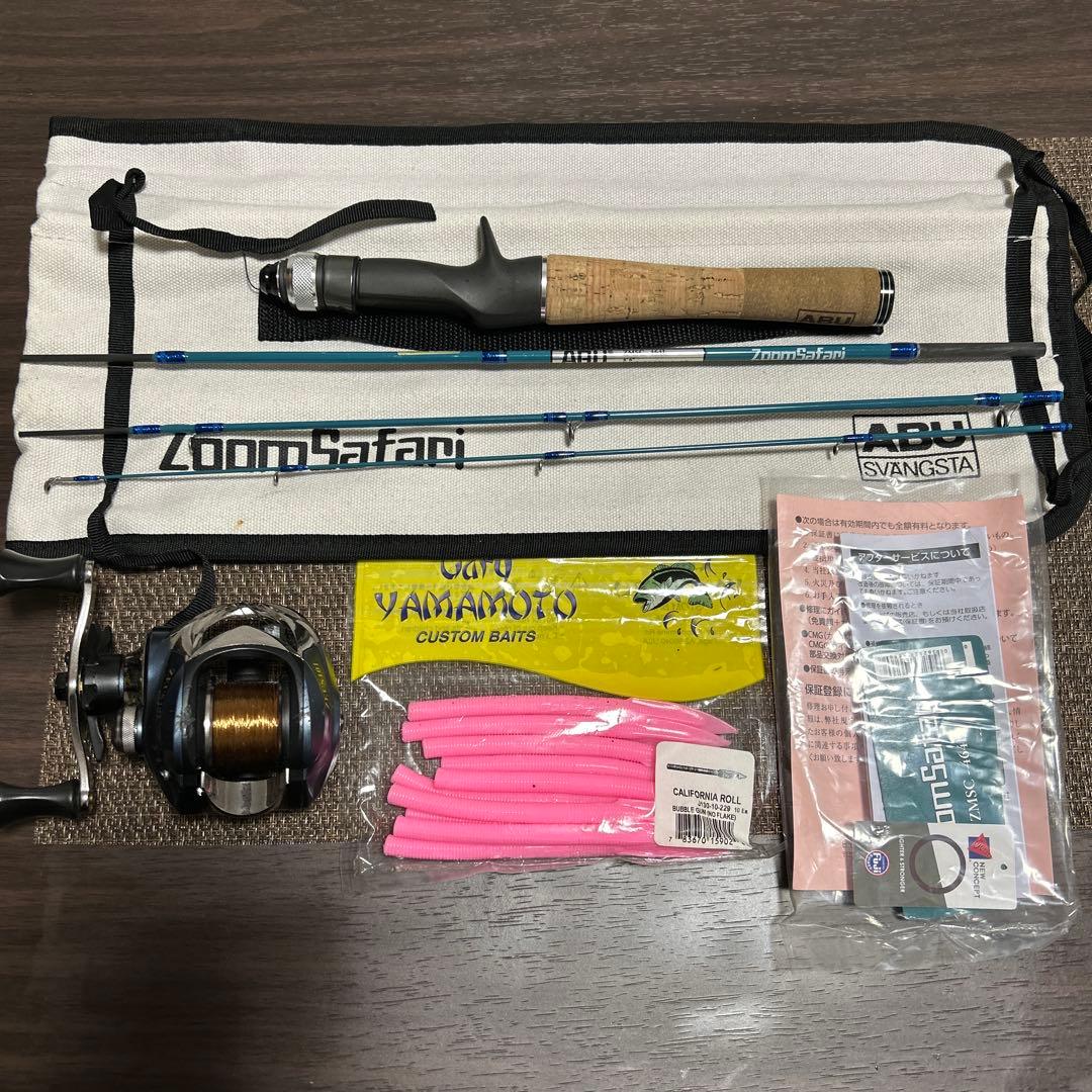 アブガルシア ズームサファリ ZMSC-464L リール、ワーム付き - メルカリ