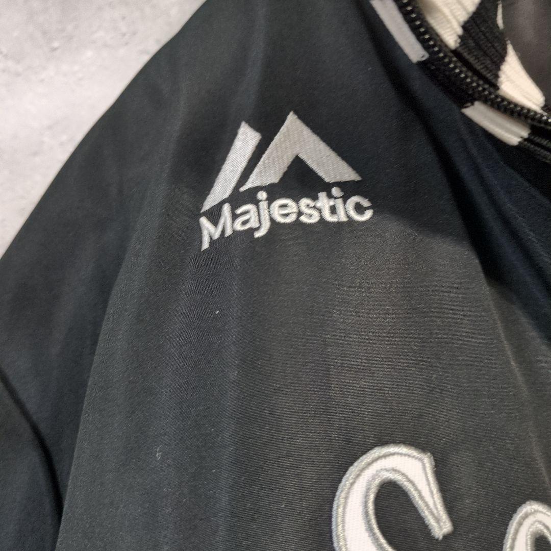 極美品 ソフトバンクホークス ブルゾン ジャンバー マジェスティク L