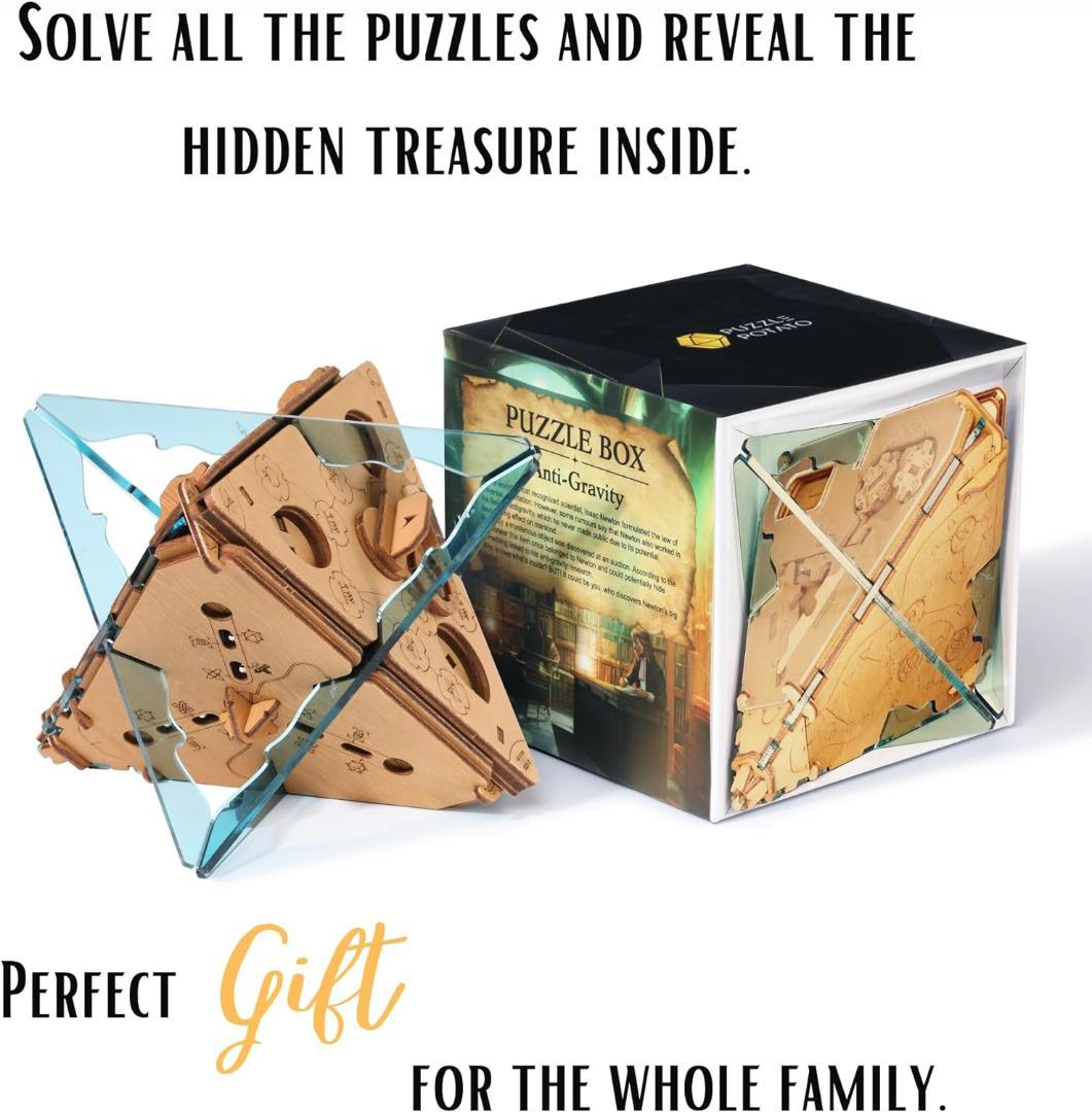 Puzzle Potato 哲学者の石 脱出部屋ゲーム 木製パズルボックス