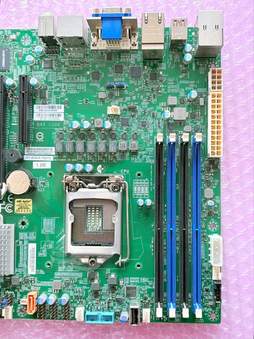 Supermicro X11SCZ-F/IPMI・TPM2.0搭載/クーラー付き - メルカリ