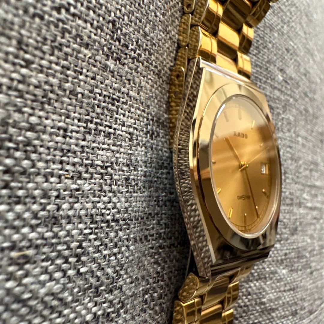 RADO クォーツ ゴールド 大人の魅力　《美品》　稼働品