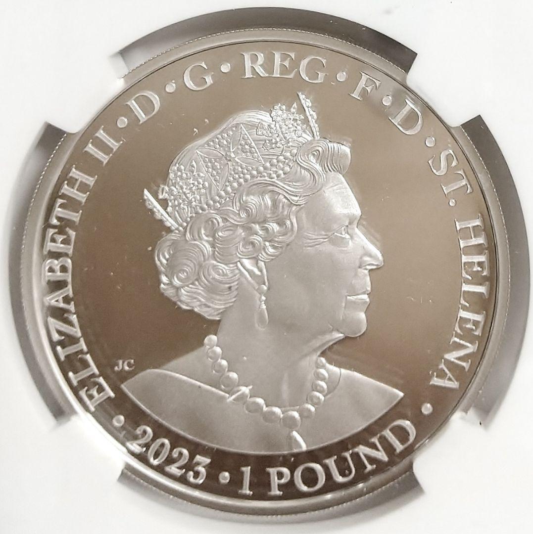 2023 フェアリークイーン ウナとライオン 1オンス 銀貨 NGC PF70