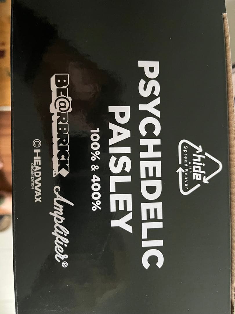 ベアブリック Psychedelic Paisley hide - メルカリ