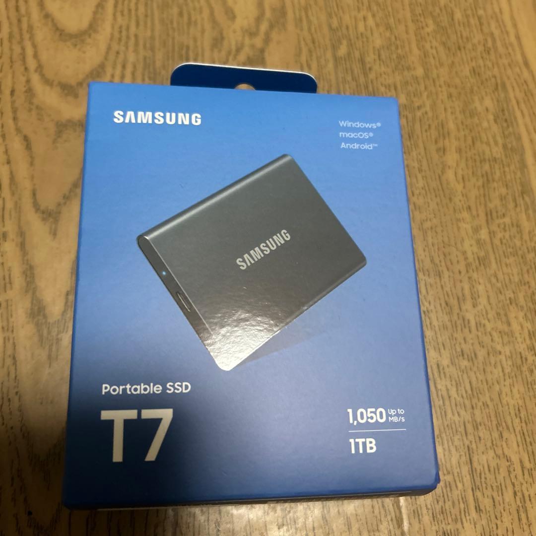外付けハードディスク・ドライブ Samsung portable SSD T7 1TB Amazon.com: Samsung T7 Portable SSD, 1TB External Solid State