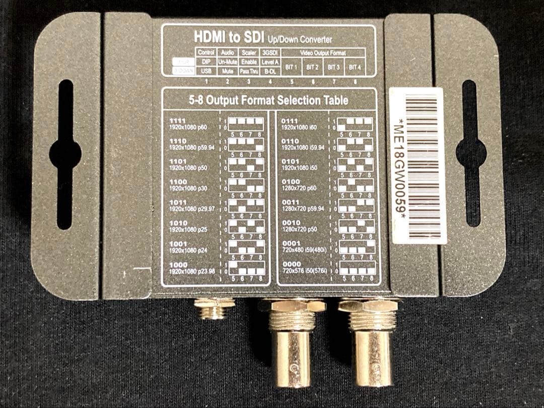 段々値下】HDMI to SDI信号変換器 1入力→2出力 新同、