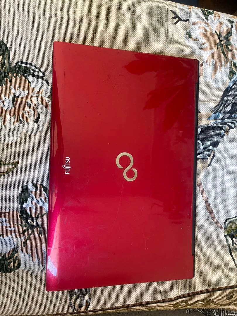 富士通 ノートパソコン windows11 core i3 AH45/K 赤 - メルカリ
