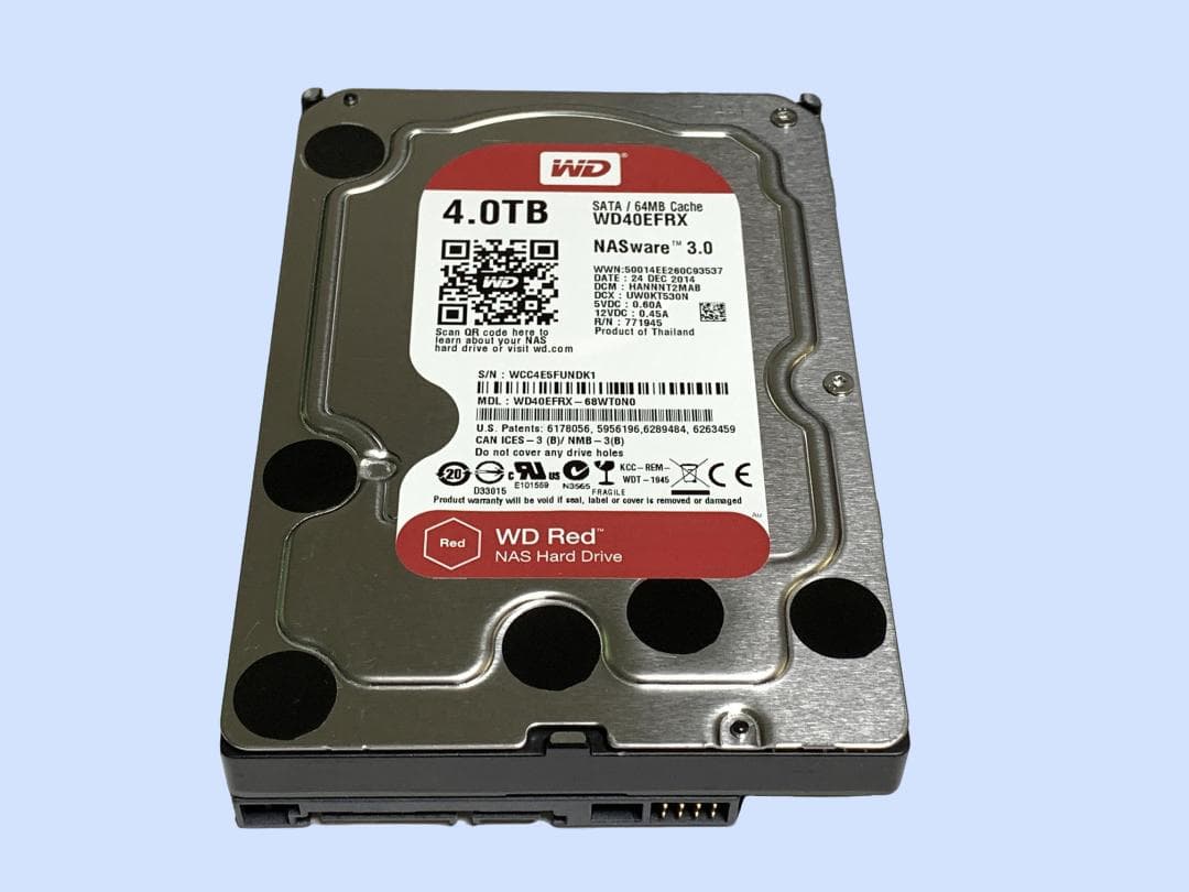外付けハードディスク・ドライブ M9270 Western Digital Red 4TB WD40EFRX Amazon.com: Western Digital 4TB WD Red Plus NAS Internal Hard
