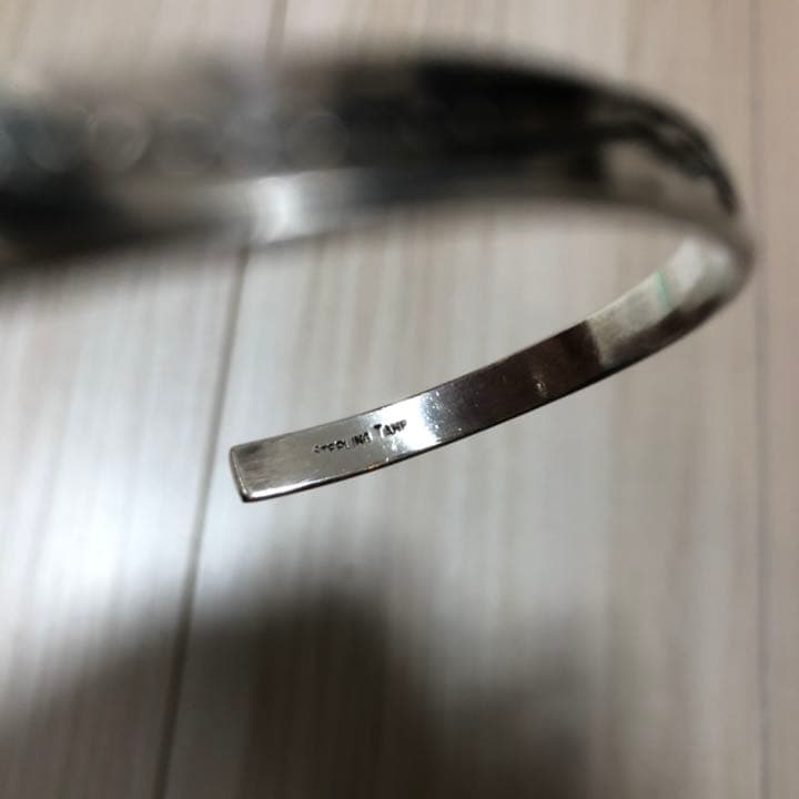 値下げ中☆ sterling tahe 刻印 バングル シルバー - メルカリ