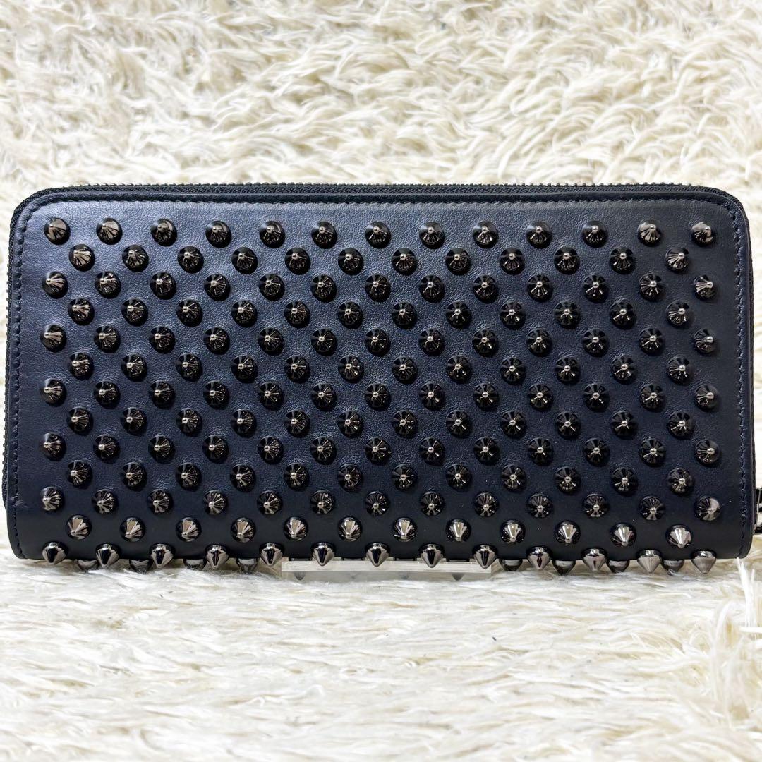 未使用】クリスチャンルブタン 長財布 パネトーネ スパイクスタッズ