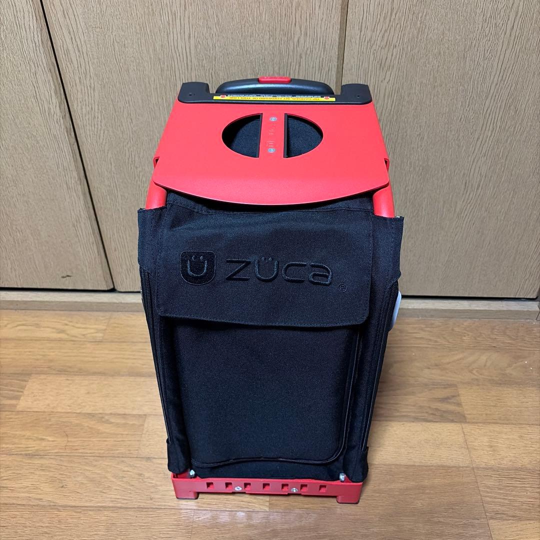 ZÜCA キャリーカート 赤/黒 中古・古着通販】ZUCA (ズーカ) キャリーバッグ レッド｜ブランド