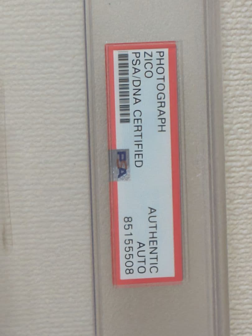 鹿島アントラーズ】神様ジーコ 写真PSA鑑定品(鑑定結果_Authentic