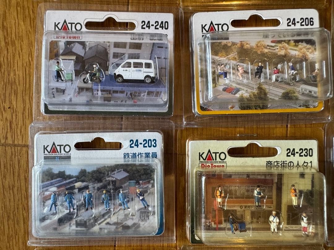 ク*ド様 KATO Nゲージ人形　まとめて　鉄道模型　ジオラマ　ジオコレ　フィギ