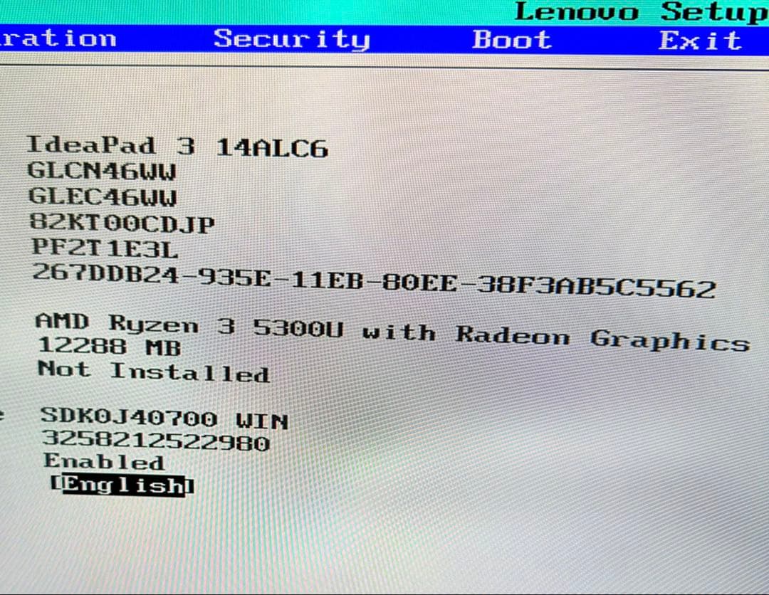 IdeaPad3/ 14ALC6-Ryzen 3・メモリ12GB - メルカリ