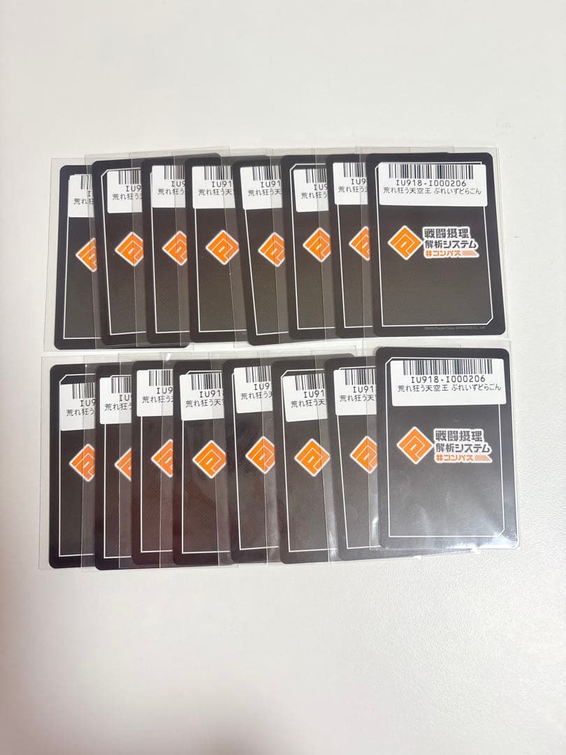 荒れ狂う天空王 ぶれいずどらごん　16枚セット