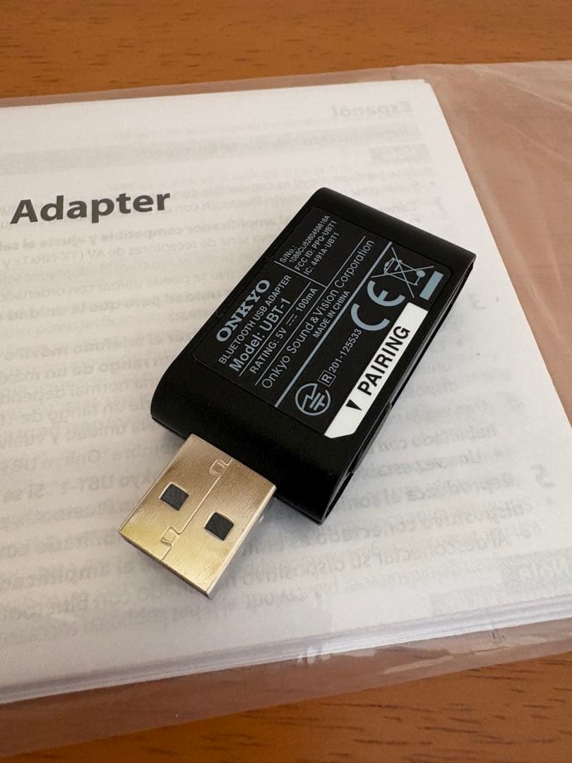 ONKYO Bluetooth USBアダプター UBT-1 - メルカリ