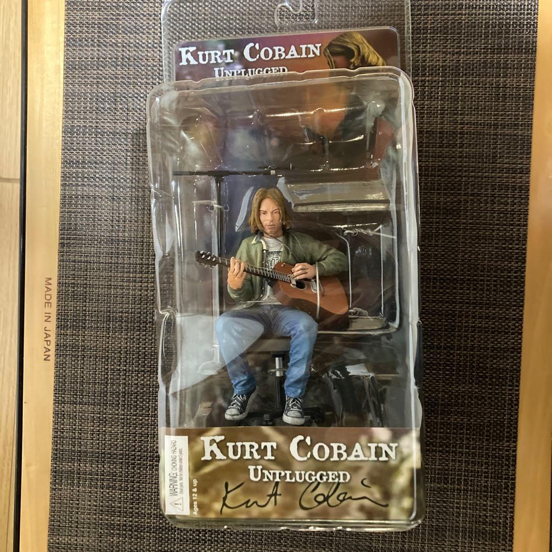 Cobain Unplugged NECA カートコバーンフィギュア カート・コバーン 7インチ アクション フィギュア Neca ✦未開封美品
