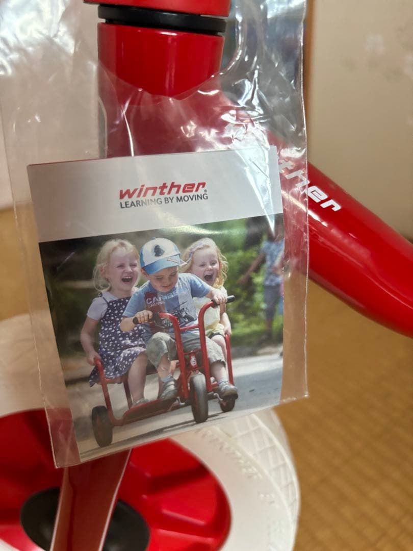 最終値下！高級品！winther 赤白　三輪車