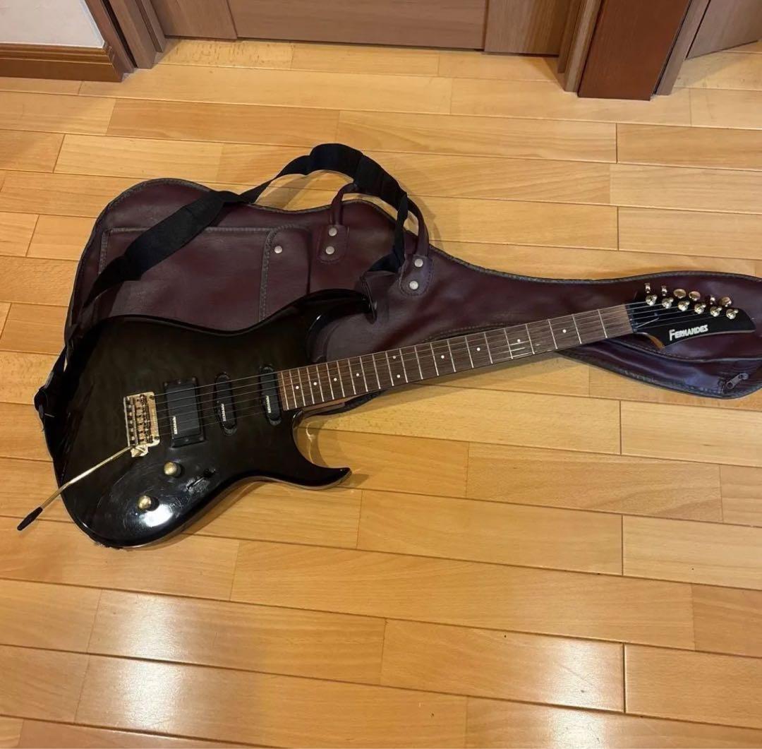 FERNANDES FGZ400 ゴールドパーツ仕様 トレモロアーム ケース付 - メルカリ