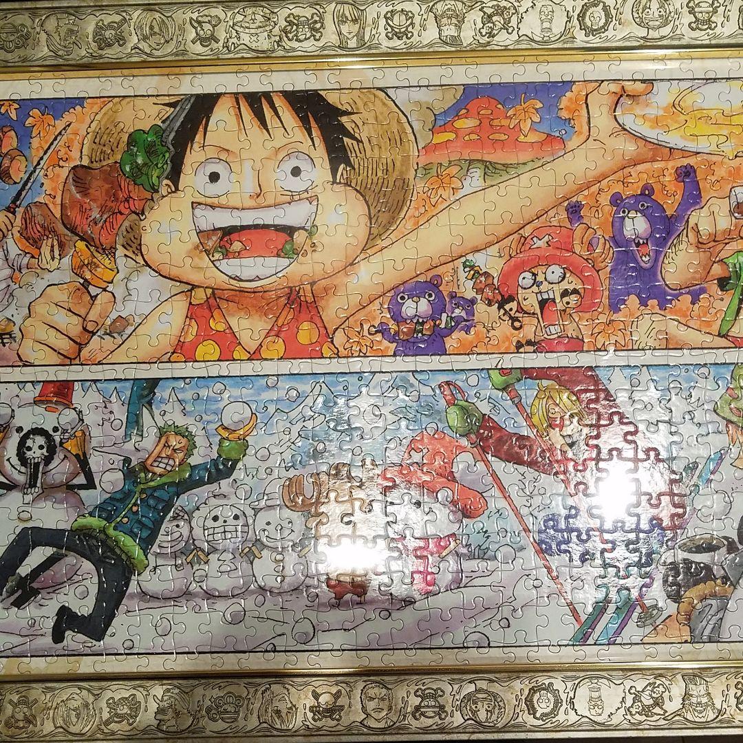 ワンピースロングパズルと額縁