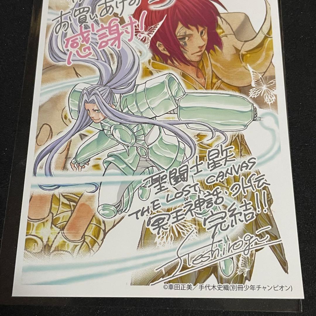 聖闘士星矢 冥王神話外伝 完結記念 有隣堂特典 ポストカード 非売品 手代木史織