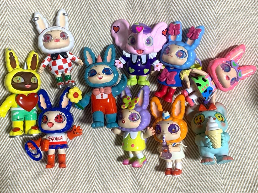 Finding Unicorn Agan YEAOHUA フィギュア10体 ユニコーン AGAN-YEAOHUA RABTY 年シリーズ ブラインドボックス