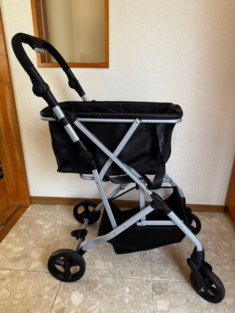 EcoCa Premiere ショッピングカート ブラック 楽天市場】【ブラック エコカ】 おしゃれ 2段構造 耐荷重30kg 大容量