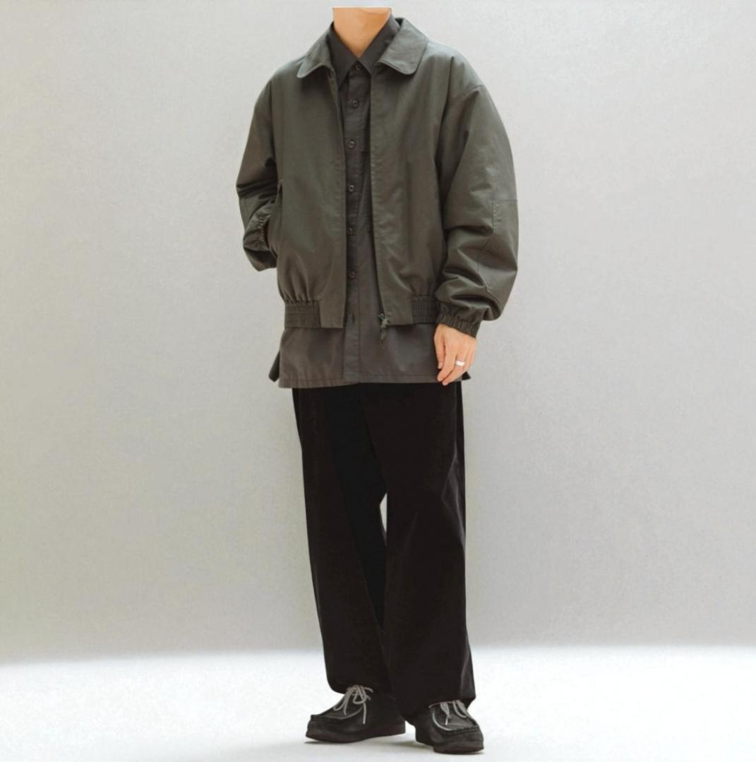 送料無料 ユニクロU パフテックショートブルゾン オリーブ L UNIQLO U